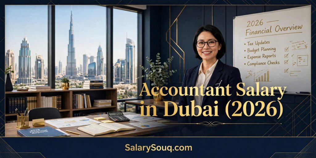 Accountant Salary in Dubai 2026 - UAE salary guide cover image